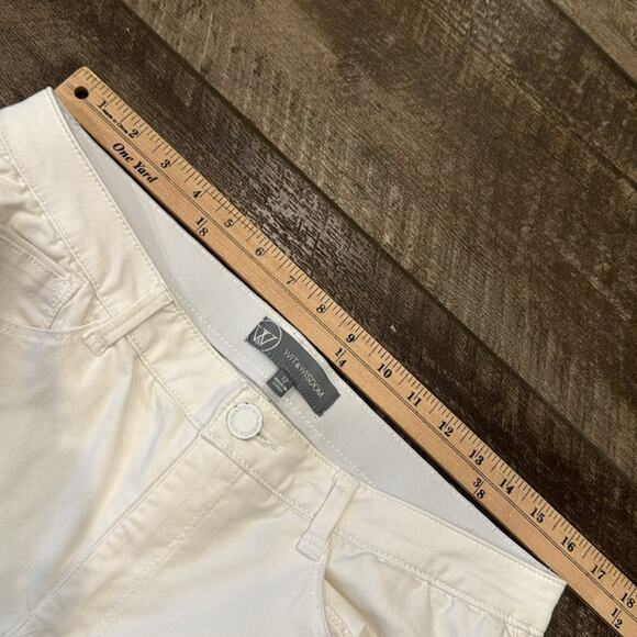 Wit & Wisdom AbSolution High Waist Ankle Skimmer Jeans Off White 12 - Picture 6 of 8